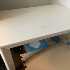 こたつ　コタツ　長方形　白　キズあります