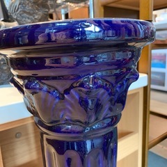買取実施中★花台　ブルー　青の画像