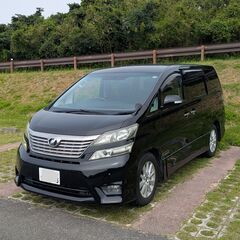 ヴェルファイア20型（黒）／車検2027年5月まで／福祉車両（自...