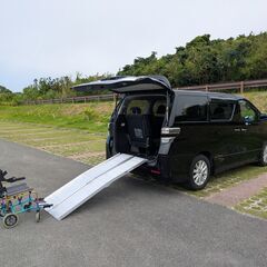ヴェルファイア20型（黒）／車検2027年5月まで／車いす移動車／福祉車両（自動車税免税）の画像