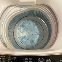 【AQUA AQW−G5J(W)2022年式】5.0kg  風乾燥付き1.5kg ホワイトの画像