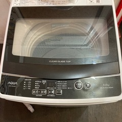 【AQUA AQW−G5J(W)2022年式】5.0kg  風乾燥付き1.5kg ホワイトの画像