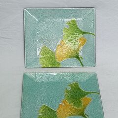 ❤　飾って綺麗な鮮やかな平皿２枚セット　❤