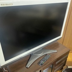 SHARP40型液晶テレビの画像