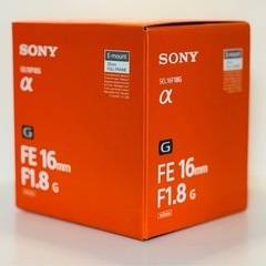 【新品・保証付き】Sony FE 16mm F1.8 G レンズ...