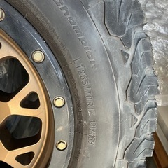 fjクルーザー ホイールタイヤセットの画像