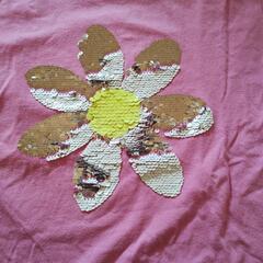 GAP KIDS 花柄スパンコール Tシャツ XLの画像