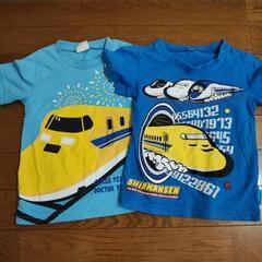 【100&110】ドクターイエローのTシャツ2枚セット