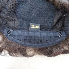 ウィッグ ユキ WIG YUKI ショートヘア パーマ ブラウン系 オールウィッグ かつら 人工毛 現状品 苫小牧西店の画像