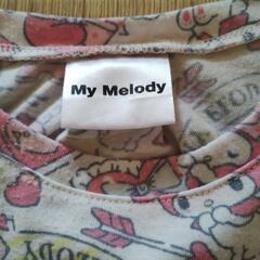 My Melody キャラクターTシャツ 130サイズの画像
