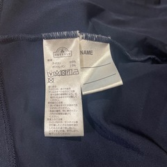 ラッシュガード　140 濃紺　学校プール　水着の画像