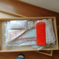 終了　留袖一式と 紳士用紬の画像