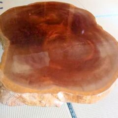 🍓けやき 総玉杢 テーブル  樹齢約1300年歩んだ御神木は『無比』である🤗。 part３       の画像
