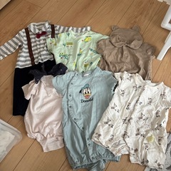 70サイズ　ロンパース6点