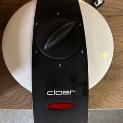 早い者勝ち！cloerワッフルメーカー　ハート型の画像