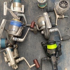 古いリールのセットですの画像