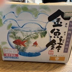 ガラス金魚鉢の画像