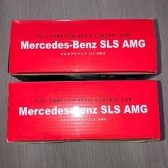 二個セット！　新品未使用品　メルセデスベンツ　ラジコン　ブラック　レッド SLS AMG 高級　おしゃれ　子ども　おもちゃの画像