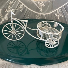 フラワーラック おしゃれ サイクルプランター 三輪車 アイアン ...