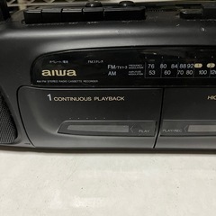 レトロなラジカセの画像