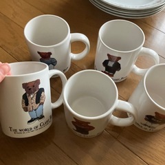 受け渡し者決まりました🐻ちゃんのマグカップ５個