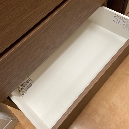 ニトリ　ハイチェスト　ブラウン　16500円