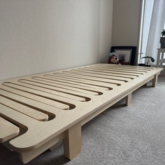【good eighty%】 Back&Forth ベッド ナチュラル Back&Forth bed | good eighty%