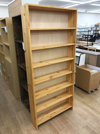 ☆ジモティー割あり☆KJ10102 IKEA 本棚 ナチュラル H180×W89×D20 
