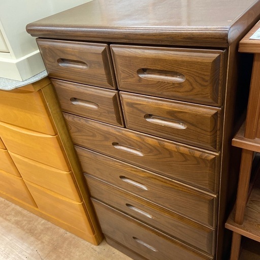 マルヨシ民芸家具　6段チェスト　ナチュラル　8800円