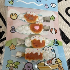 ヘアアクセサリー(26)★あとがつかない前髪★ヘアクリップ★ハンドメイド品の画像