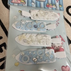 ヘアアクセサリー(25)★あとがつかない前髪★ヘアクリップ★ハンドメイド品の画像