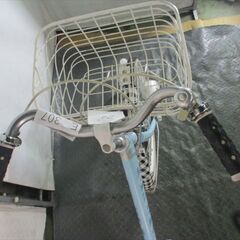 E307★10000円★整備済み 中古子供自転車 【20インチ 　ブルー】の画像