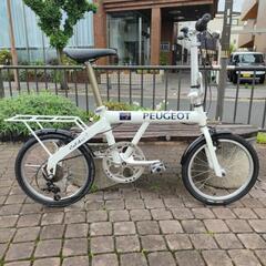 整備済み 18インチ折りたたみ自転車 プジョー コリブリ 7段変...