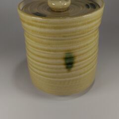 黄瀬戸 水指 茶道　茶器　茶道具