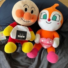 アンパンマン、ドキンちゃん  、ぬいぐるみ