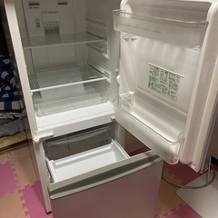 シャープの2ドア冷蔵庫 SJ-14M の画像