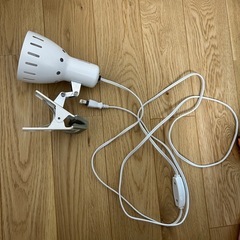 【美品】YAZAWA LDE　クリップライト【電球付き】の画像