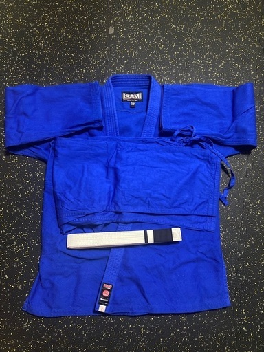 ISAMI 柔術着 軽量　柔術衣 JJ-15 青 6号(A3相当) イサミ