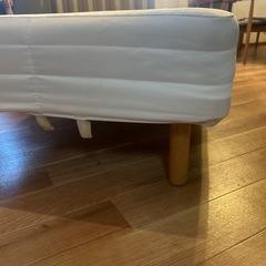 無印　シングルベッド　シーツ有の画像