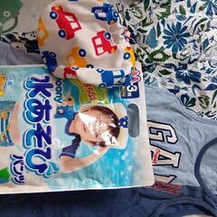男の子用💙夏アイテム🏖4点セット【水あそびパンツ、スイムパンツ、...
