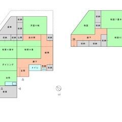 投資・DIY・民泊【内装修繕不要】大型戸建て2階建て