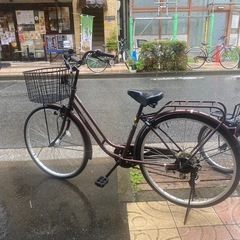 訳アリ特価⭐️adoriano 26インチカゴ付きシティサイクル...