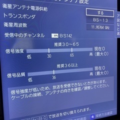 自宅のテレビのbsが見られない