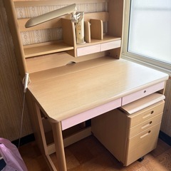 【美品】学習机　スイートデコレーション