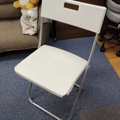 IKEA 折りたたみいす(白) 