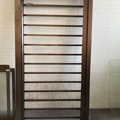格子付きアルミサッシの画像