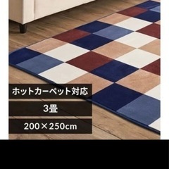 フランネルラグ200✖️200センチ3畳