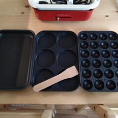 BRUNO　ホットプレート　たこ焼き器　鍋　蒸し器　セットの画像