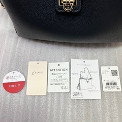 未使用のgroveショルダーバッグ黒　 の画像