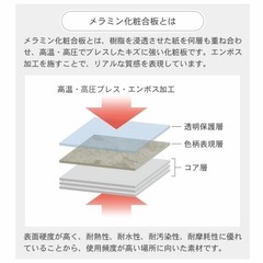 【値下げ中】石目調 大理石風 ダイニングテーブルの画像